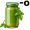 pesto sauce glass jar with wild basil sprig2